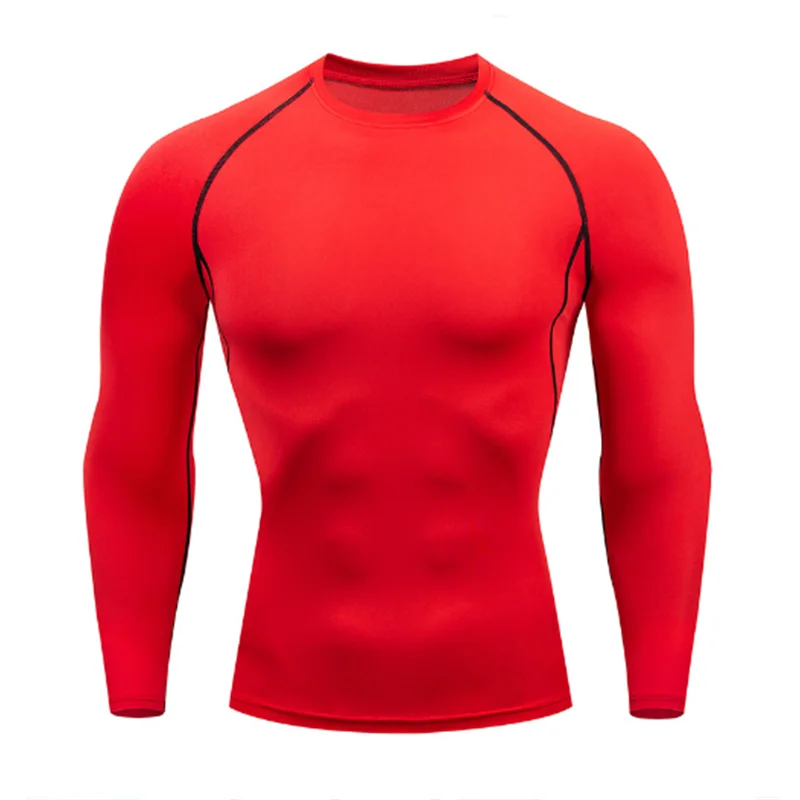 Fitness clothes men's outdoor sports quick drying short sleeved t-shirt training pro running stretch tight fitting clothes yoga - Sun Studio