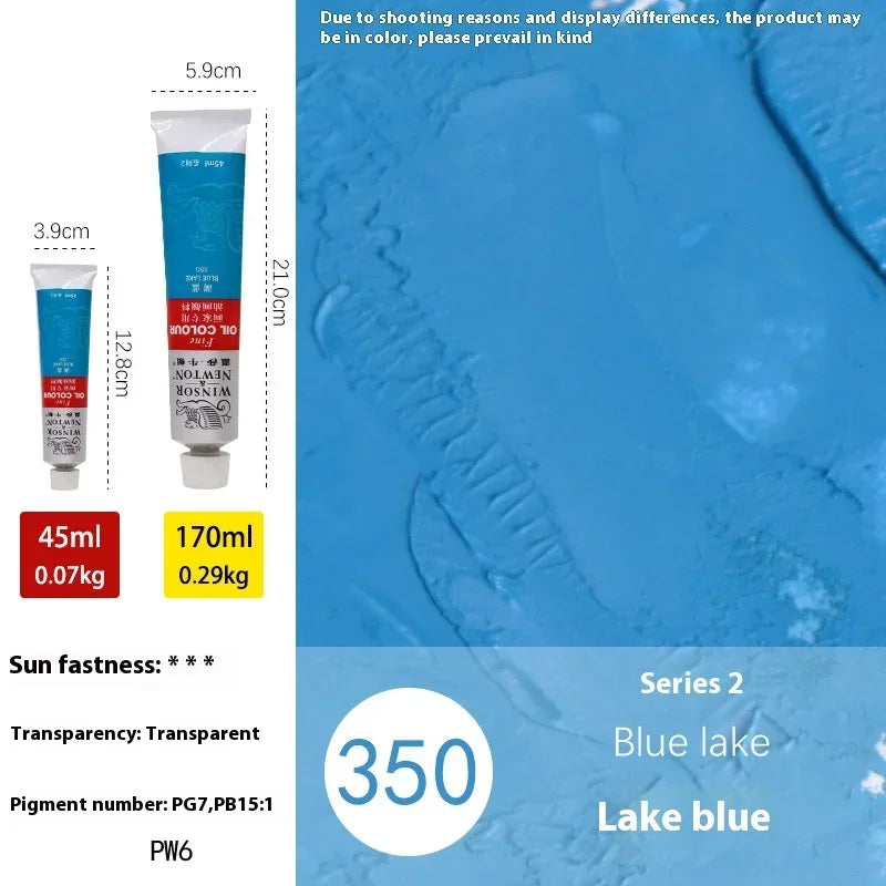 45ml Oil Paint Transparent Tube Fast Drying White Gold Silver Professional Color Painting Supplies For Artists Student Beginners