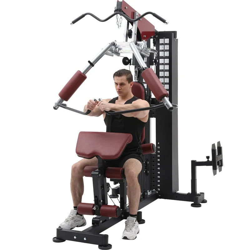 Home Indoor Comprehensive Gym Trainer Fitness Equipment With Strength Exercise Metal Material - Sun Studio