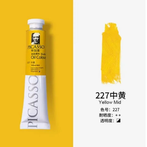 50/170ML Oil Painting Pigment for Beginners and Students Majoring In Fine Art Painting Creation Light-resistant Delicate Pigment - Sun Studio