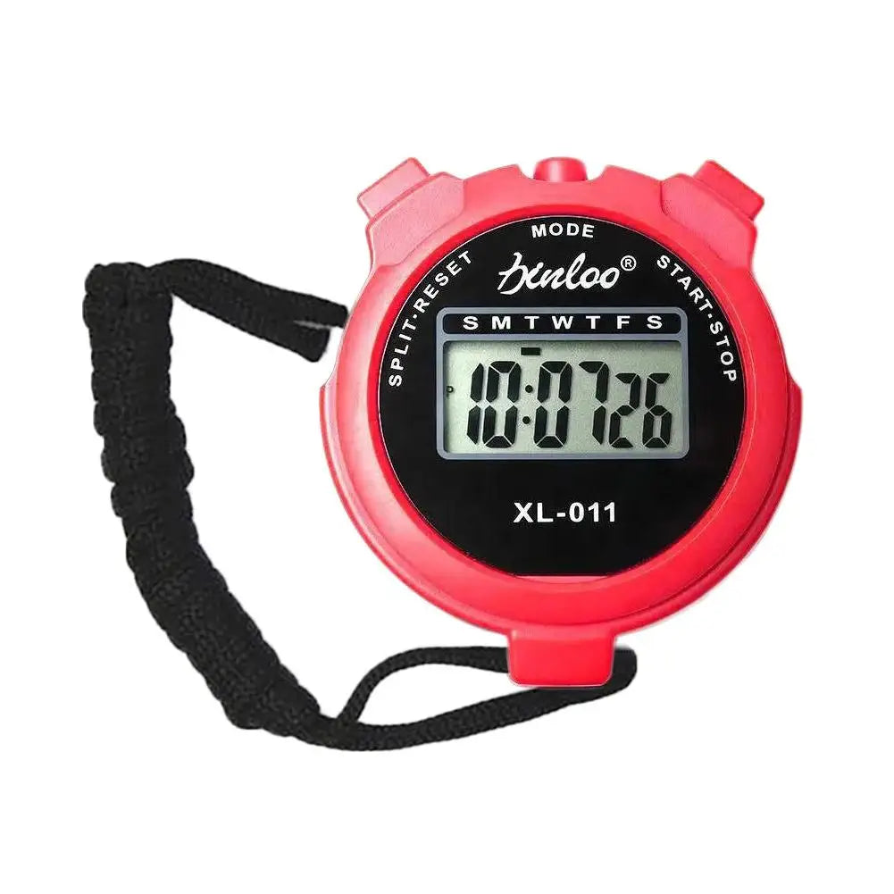 Portable Handheld Sports Stop Watch Digital Display Fitness Timer Counter 4Colors For Sports Stopwatch Chronograph - Sun Studio
