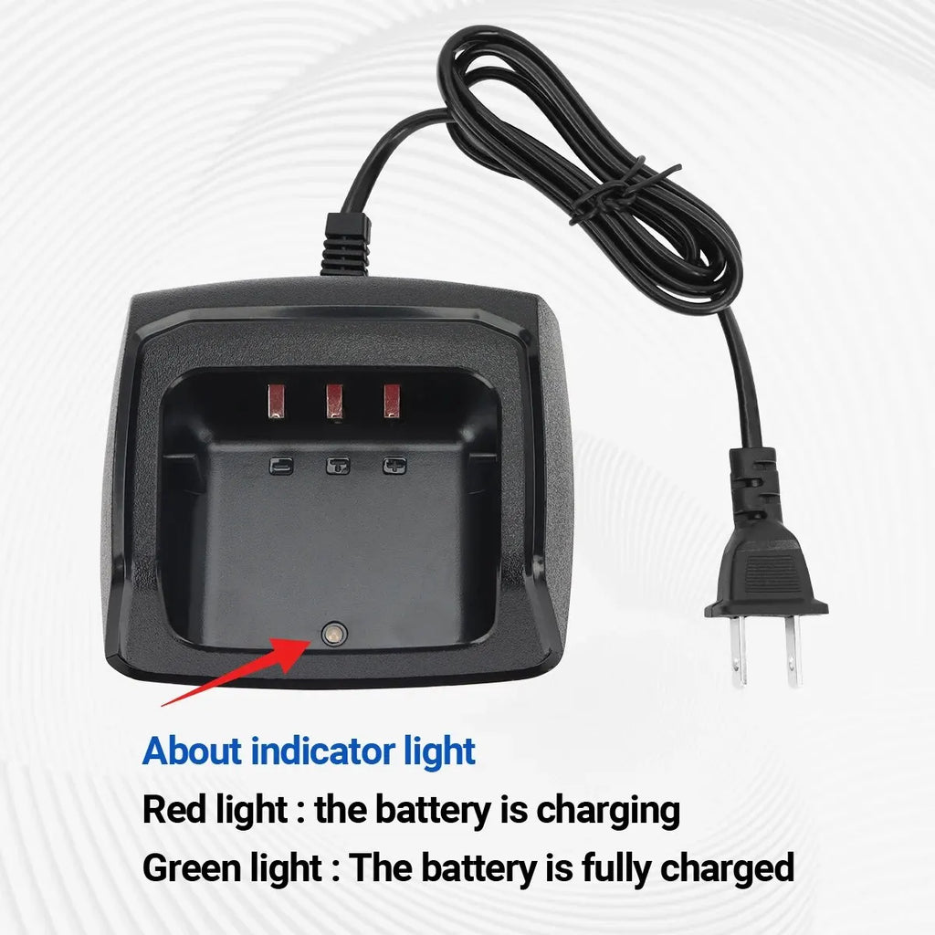 Baofeng UV 13 Battery Charger For Walkie Talkie UV K5M UV K5 Plus UV 8R Base Desktop Charger Station Two Way Radio Accessories - Sun Studio
