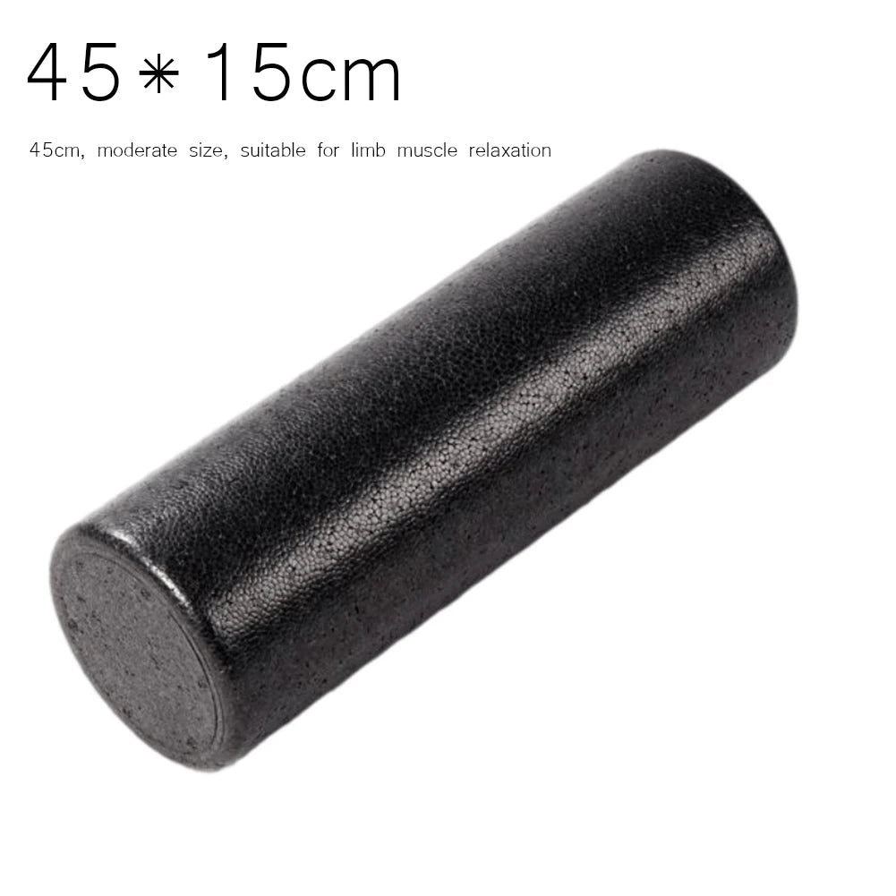 Yoga Pilates Foam Roller 30/45cm Massage Roller Body Exercise Training Gym Back Roller Fitness Equipment Muscle Massage Roller - Sun Studio