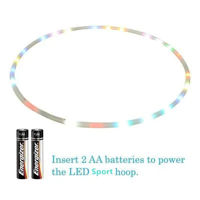 LED Colorful Fitness Circle Performing Arts Abdominal Fat Loss Light Fitness Crossfit Foldable Sport Hoop Gym Fitness Equipments - Sun Studio