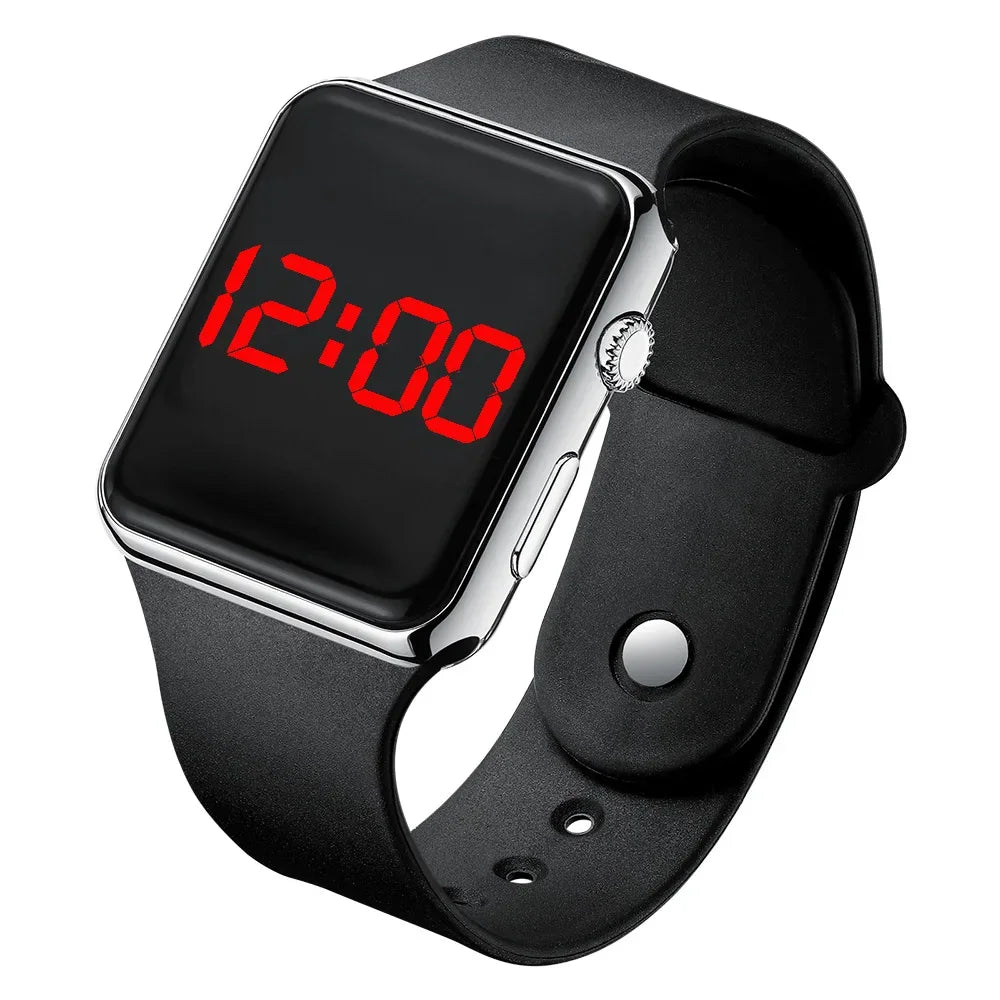 Digital Watches Men Women Electronic Square LED Sport Wristwatch Fashion Casual Simple Silicone Female Clock Reloj Para Mujer - Sun Studio