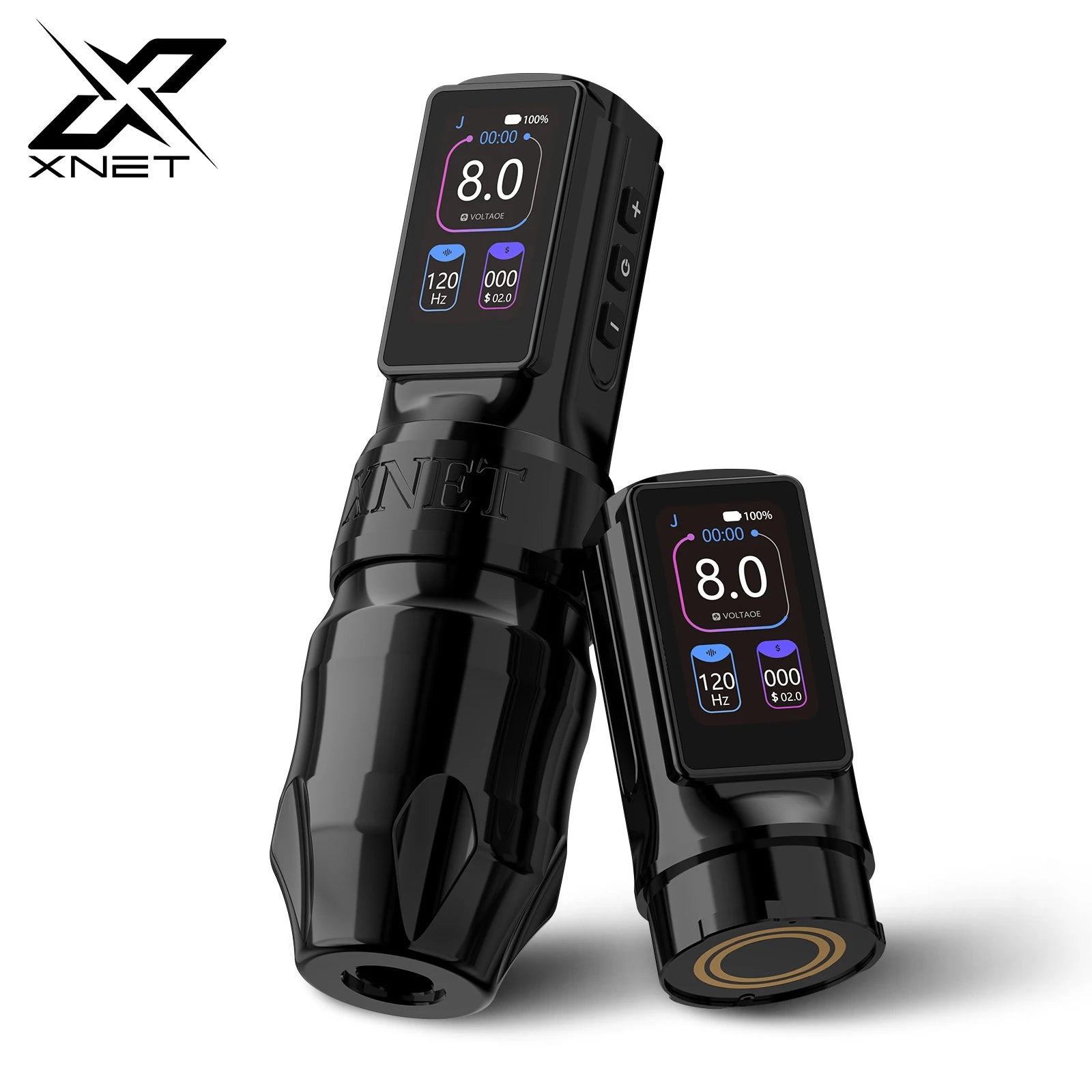 Xnet Titan Max Wireless Tattoo Machine Rotary Pen Coreless Motor 2400m Multi-Function Touchscreen Battery 1-12V for Artist Body - Sun Studio