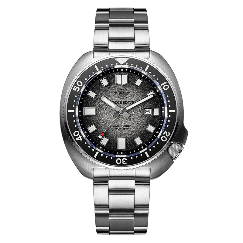 ADDIESDIVE Watch For Man AD2511 Sapphire Glass Window Display BGW9 Luminous 200M waterproof 316L Stainless Steel Quartz Watches - Sun Studio