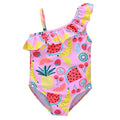 Kavkas Summer Girls Swimming Suit 9 M to 6 Years Fruit Floral Printed Hot Swimsuit Children One-piece Baby Swimwear For Kids - Sun Studio