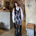Solid Dresses Women Summer Girls Embroidery Lace Designed Korean Style Layering Streetwear Prevalent Attractive Leisure Trendy - Sun Studio