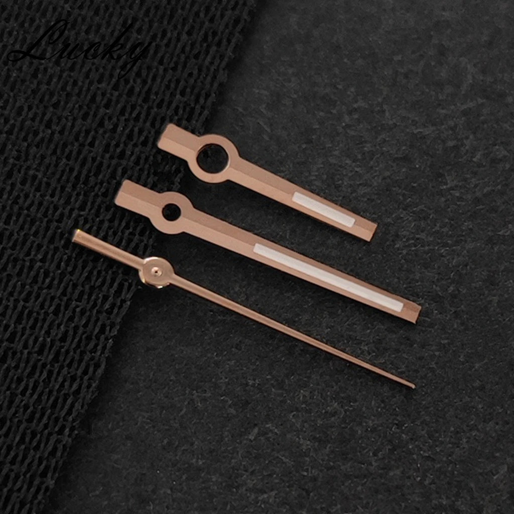 NH35 NH36 High Quality Hands Silver Gun Gold Rose Gold Watch Hands Green Luminous Watches Pointers Fit NH35/NH36/4R/7S Movement