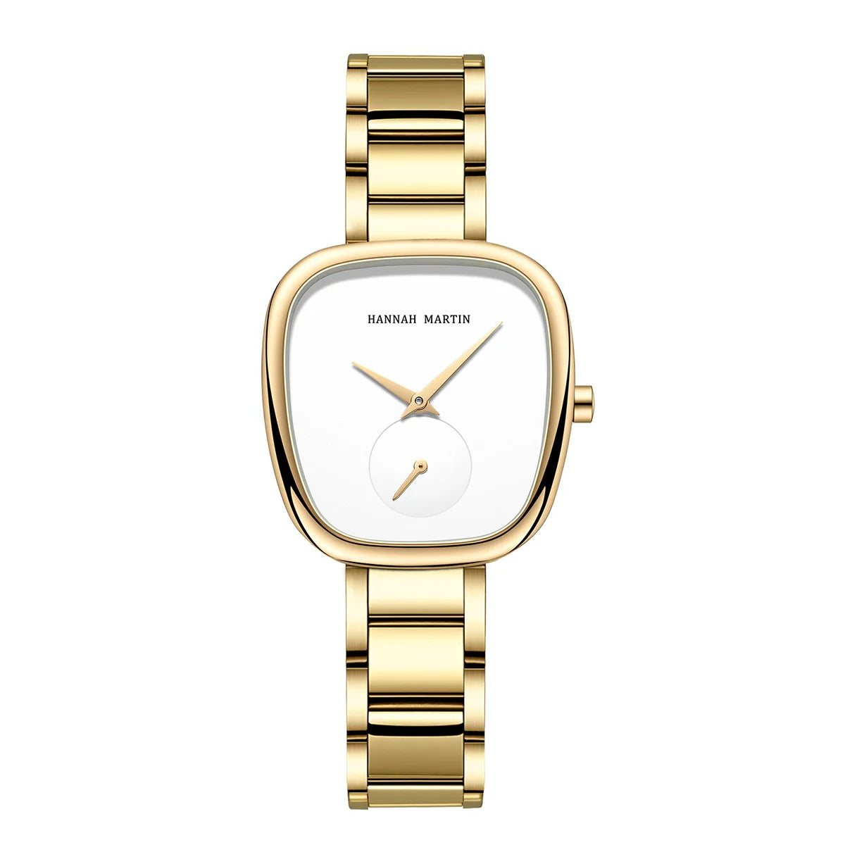 2025 New Women Quartz Wristwatch 34mm Wine Barrel Rose Gold Black Stopwatch Fashionable Minimalist Style Oval Watches for Women - Sun Studio
