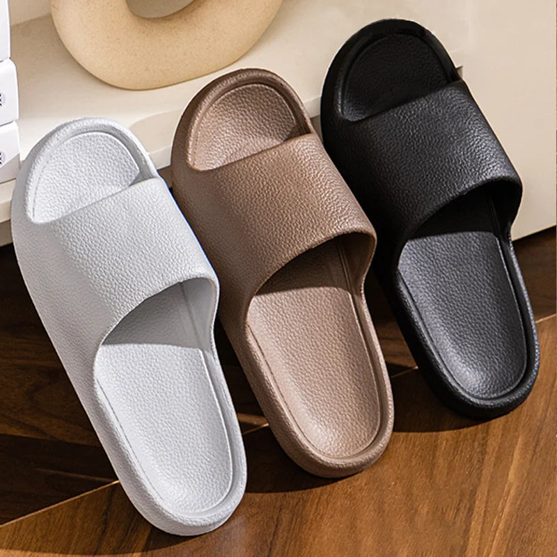 Summer NEW Slippers For Men Women Eva Soft Bottom Slippers Indoor House Slides Flat Sandals Outdoor Beach Shoes Man Flip Flops - Sun Studio