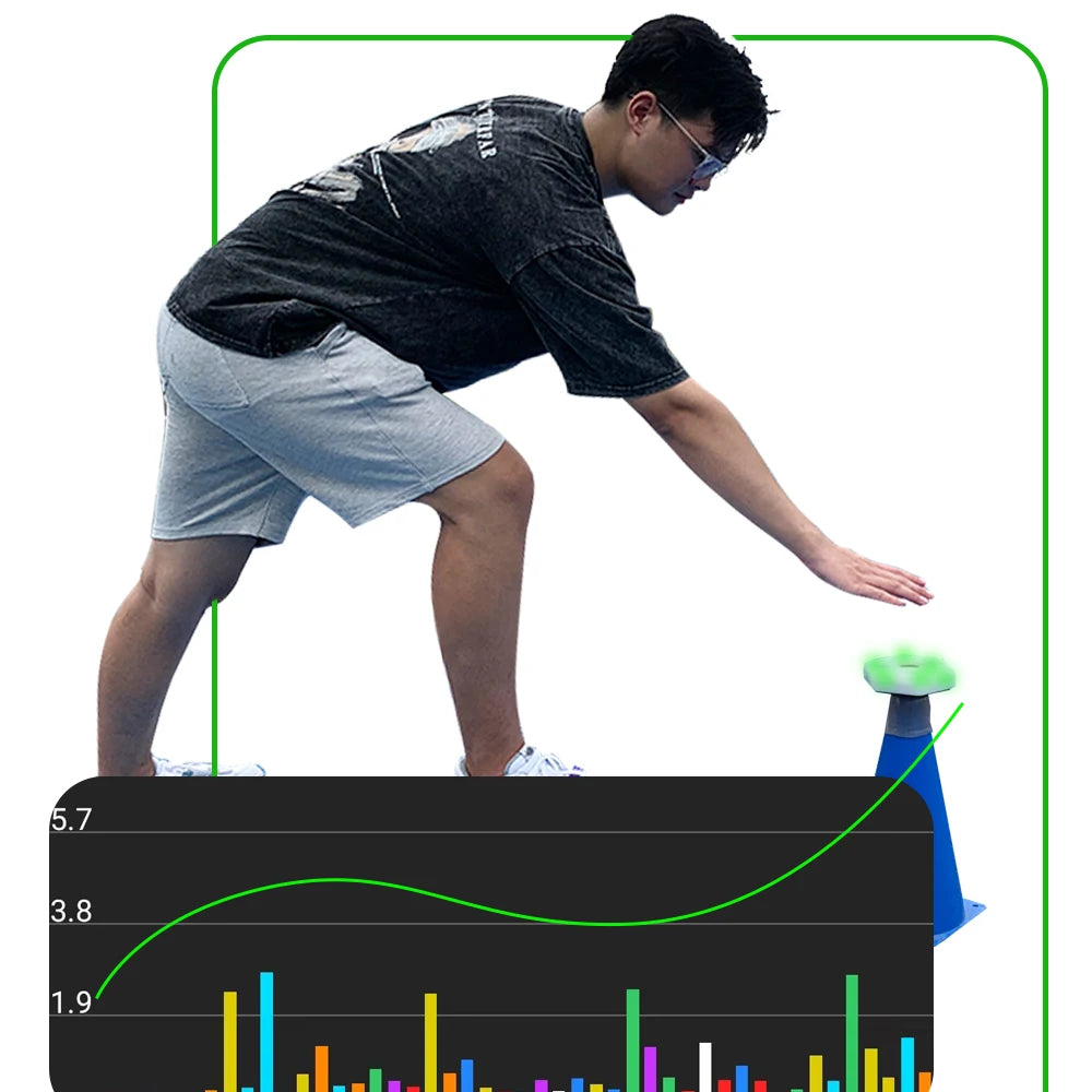 Reactionx Training Light Lamp, Speed agility, Response Equipment, Basketball, Soccer, Tennis, Fitlight, Blazepod, Badminton - Sun Studio