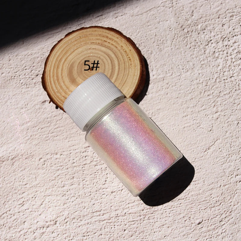 Chameleon Pigments Acrylic Powder Coating Dye Magic Discolored Pearlescent for Crafts Car Automotive Painting Decoration Arts