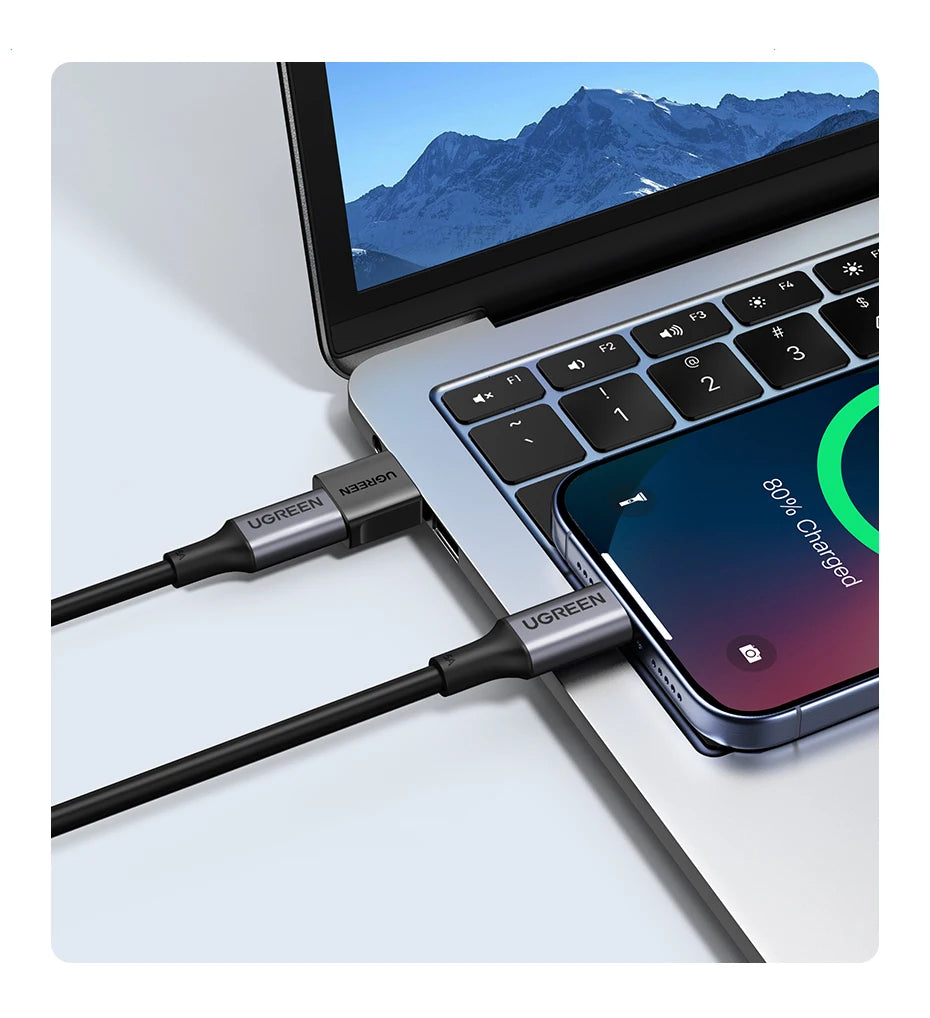 UGREEN USB 3.1 Type C OTG Adapter USB A Male to USB C Female Cable Converters For Macbook Samsung S10 Huawei USB To Type-c OTG - Sun Studio