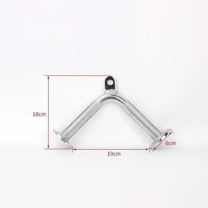 Gym Home Equipment Accessories Lat Pull Down Bar，Chrome-plated Surface Anti-rust High Load-bearing Fitness Tricep Rope Training - Sun Studio