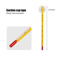 8 Styles Cordless Aquarium Thermometer Lcd Digital External Thermometer Glass Thermometer Fish Tank Mini Suction Cup Thermometer - Sun Studio