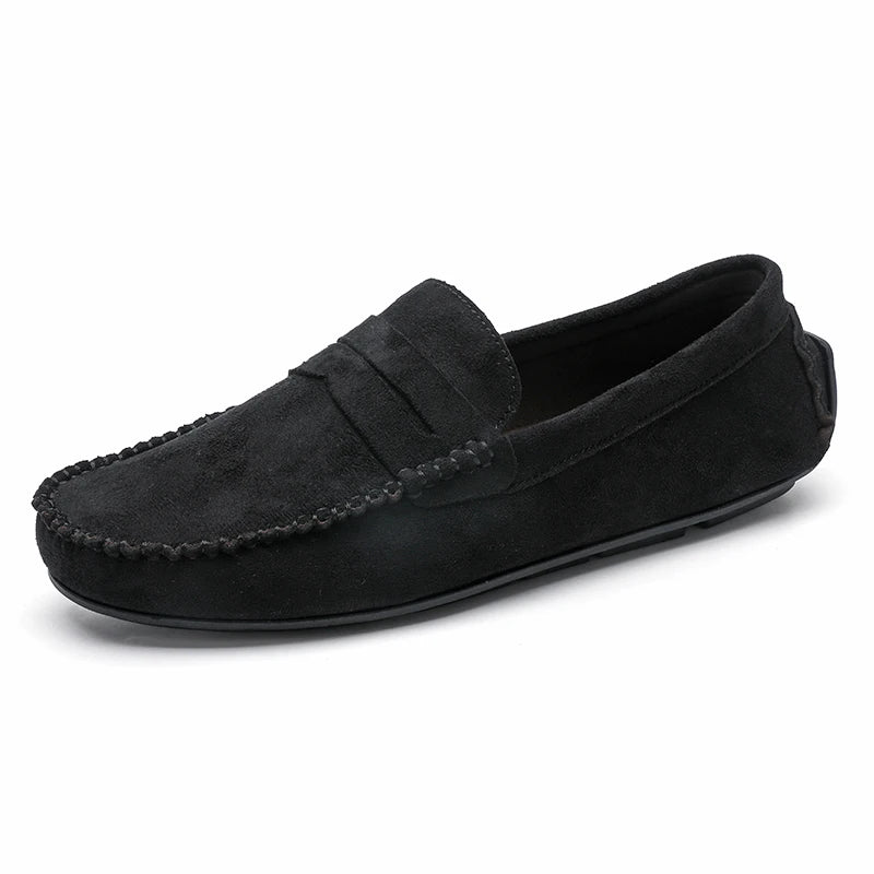 Trend Suede Men Casual Shoes Breathable Comfort Slip-on Mens Driving Shoes Fashion Men Lazy Shoes Luxury Brand Loafers Moccasins