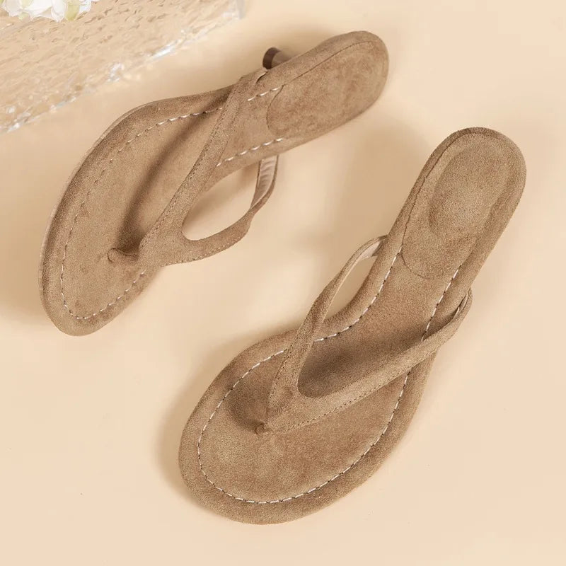 Summer new style open-toe sandals for women - ankle-length, versatile, round-toe, low-heeled, high-heeled claddes - Sun Studio
