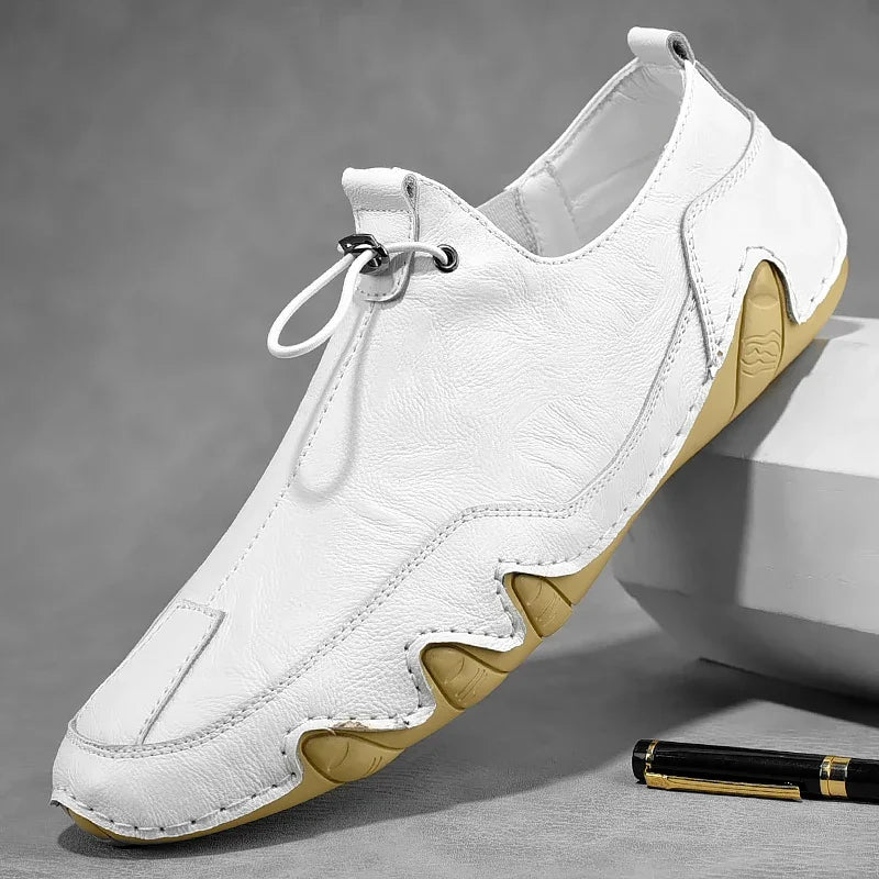 Size 38-47 Men Sneakers Leisure Comfortable Walking Genuine Leather Shoes Sports Outdoor Footwear Loafers Male Trainers 2021 - Sun Studio