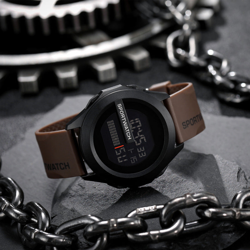 Men's Sports Watches Luxury Digital Watch Stopwatch Luminous Date Week Multifunction Fitness Electronic Wristwatch Reloj Hombre - Sun Studio