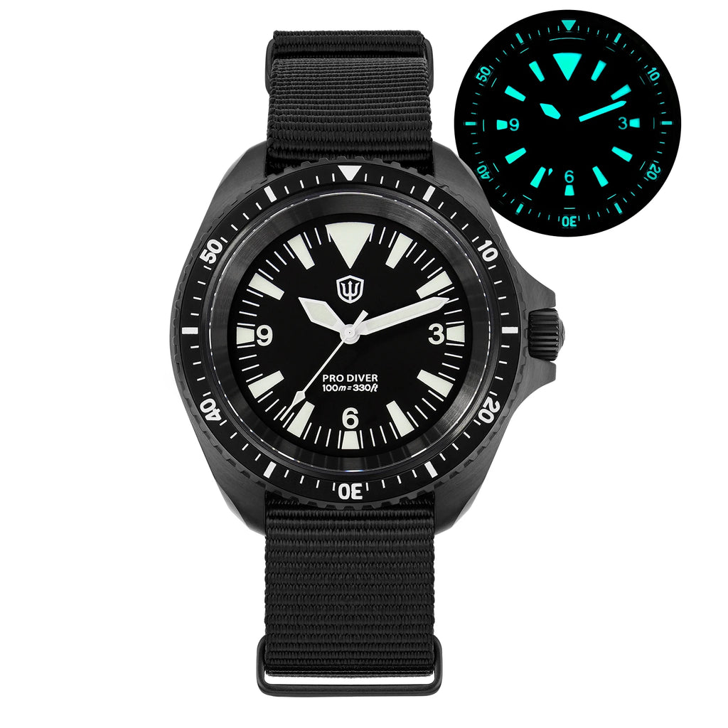 Watchdives WD1980 V3 Luxury Watch VH31 Scanning Quartz Movement AR Coating Sapphire Glass 10Bar Waterproof Men's Watches - Sun Studio