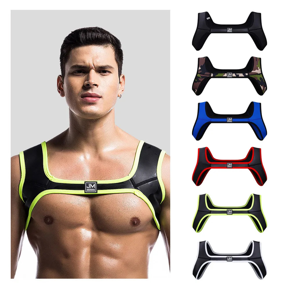 Harnessvest, Neoprene, Protective Gear, Fitness, Fitness Leggings, Exercise & Fitness, Fitness Top, Gay, Chestshoulderstrap - Sun Studio