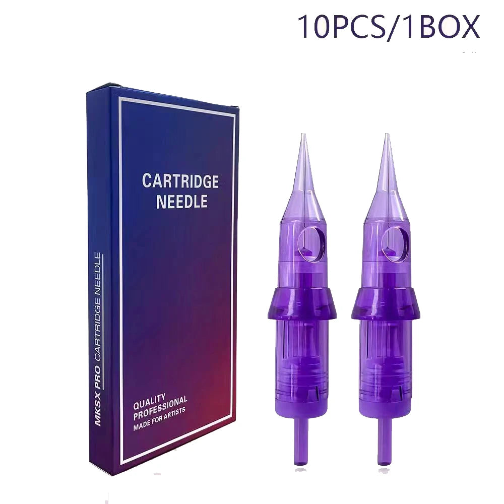 10pcs/Box Universal Tattoo Cartridge Round Liner Shader Curved Magnum Tattoo Needle Cartridge - Sun Studio