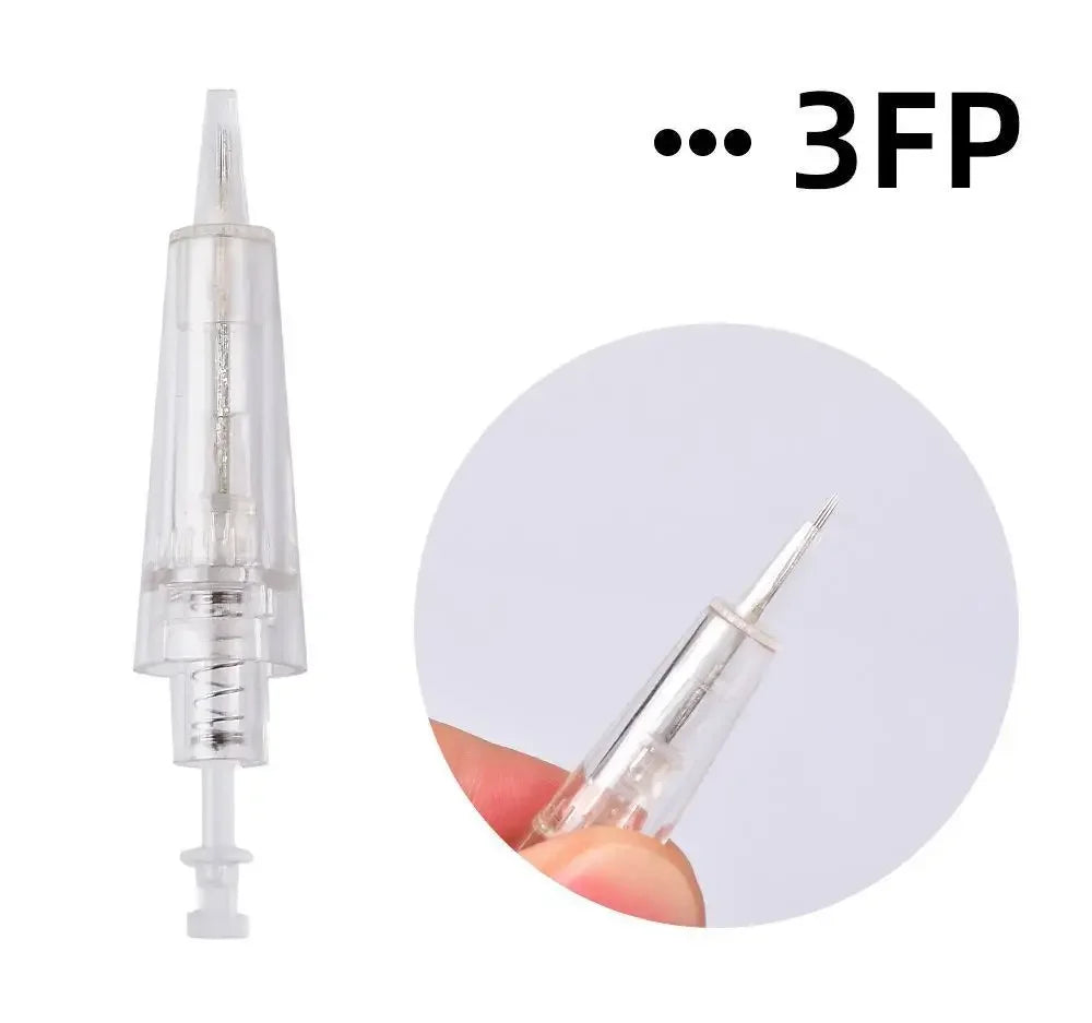 10PCS Derma Pen Bayonet Cartridge Replacement Needles Tattoo Eyebrow Lip Needles For MYM M7 N2 A1 A6 Nano Permanent Makeup Tools - Sun Studio