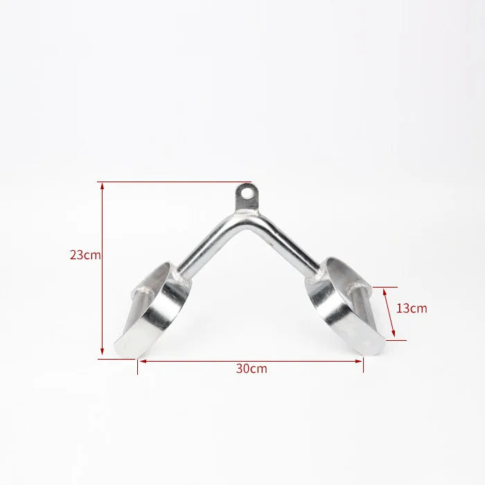 Gym Home Equipment Accessories Lat Pull Down Bar，Chrome-plated Surface Anti-rust High Load-bearing Fitness Tricep Rope Training - Sun Studio
