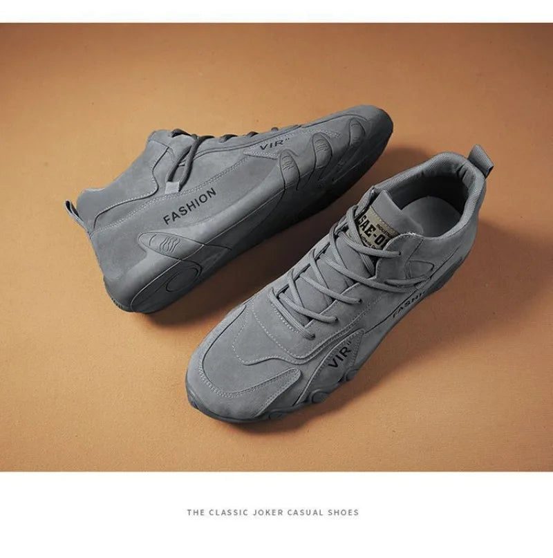 Outdoor Fashion Men's Shoes Loafers Comfort Walking Vulcanzed Sneakers Men Original Men's Ankle Boot Non Slip Work Shoes for Men - Sun Studio