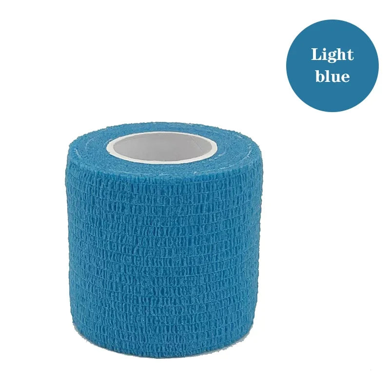 1/6pcs 5cmx4.8m Einweg-Tattoo-Verband Sportband Selbstklebender elastischer Verband Farbenband Tattoo-Zubehör