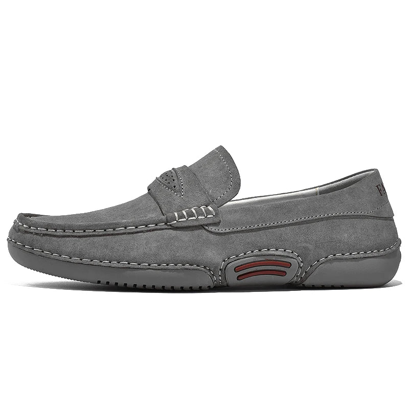 Quality Genuine Leather Shoes Men Loafers Slip On Soft Leather Casual Men Shoes Comfort Driving Shoes Men Flats Walking Footwear - Sun Studio