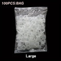 100/300/500Pcs Soft Silicone Microblading Tattoo Ink Cup Cap Pigment Holder Container S/L for Permanent Makeup Tattoo Accessorie - Sun Studio