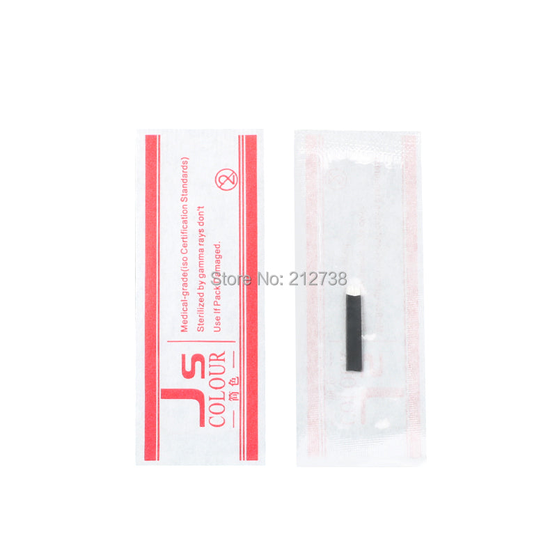 0.2mm U-Shape 16 Pin Microblading Needle Eyebrow Tattoo Blade For Permanent Makeup Manual Pen 3D Eyebrow Embroidery - Sun Studio