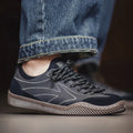 Maden Retro Black Patchwork German Trainers Shoes One-piece Knit Sock Sneakers Lace-Up Casual Men's Summer Sporty Board Shoes - Sun Studio