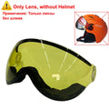 MOON Professional Half-covered Ski Helmet Integrally-molded Sports man women snow Skiing Snowboard Helmets  with Goggles cover - Sun Studio