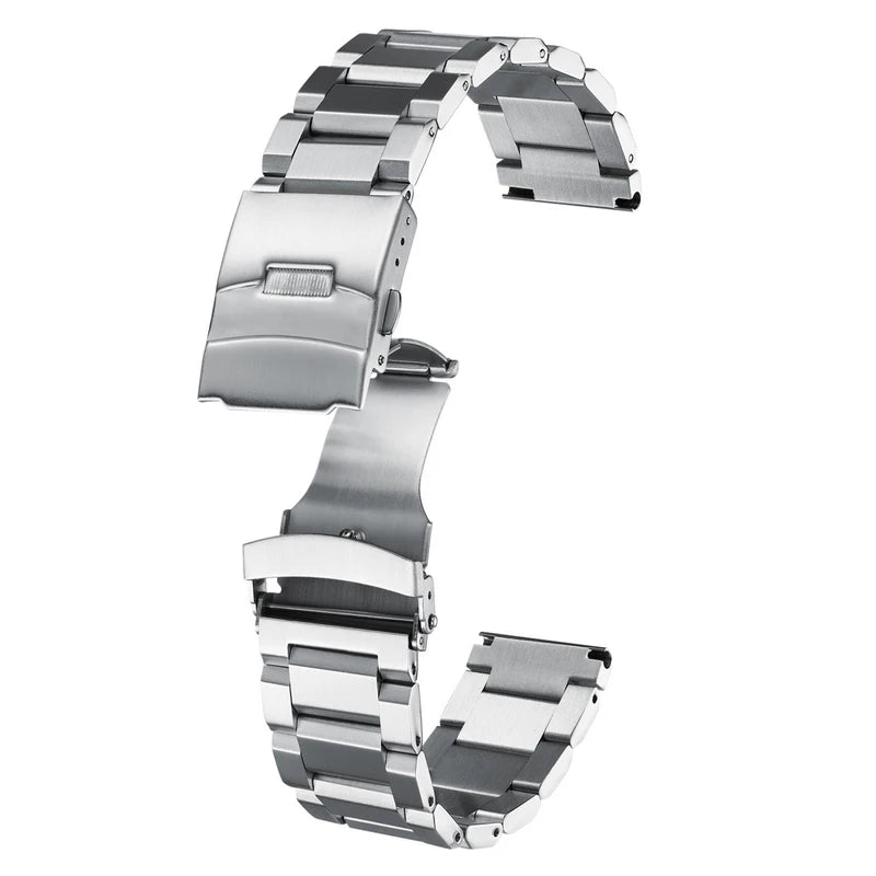 ADDIESDIVE Metal Strap 22mm Classic Quick Release Stainless Steel Strap Luxury Watches Replacement Accessories Universal Straps - Sun Studio