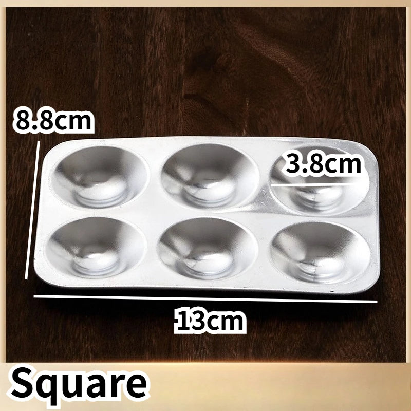 6 Well Paint Tray Palette Simple Color Palette Dish for Painting DIY Art Supplies - Sun Studio