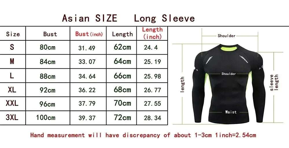Gym Sports T-shirts for Men Long Sleeve Tights Boxing Sportswear Breathable Quick Dry Fitness Tops Male Outdoor Training Clothes - Sun Studio