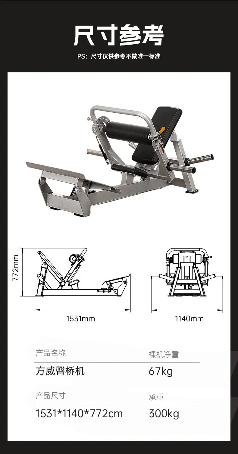 Core Training Gym Private Hip Leg Push Waist Abdominal Muscle Hip Trainer Hip Bridge Machine - Sun Studio