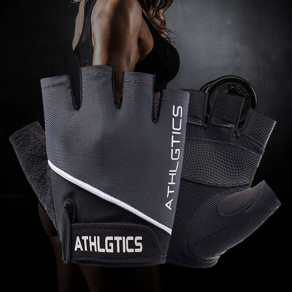 Gym Gloves for Men Women Fitness Weight Lifting Wristband Gloves Body Building Training Sports Exercise Cycling Glove Shockproof - Sun Studio