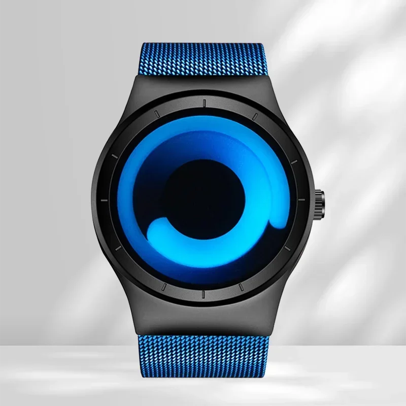 NEW Creative Quartz Watches Men Top Fashion Brand Casual Stainless steel Mesh Band Unisex Watch Clock Male female Gentleman gift