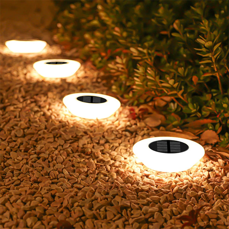 1/4Pack Solar Ground Lights,14LED Waterproof Outdoor Landscape Light, LED Lawn Lamp, for Garden Pathway Yard Deck Camping Decor - Sun Studio