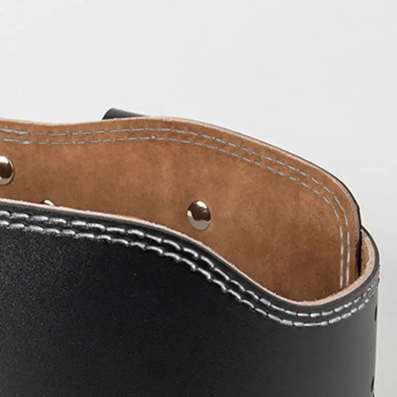 Squat Belt Professional Leather Fitness Belt Weightlifting Deadlift Fitness Waist Belt - Sun Studio