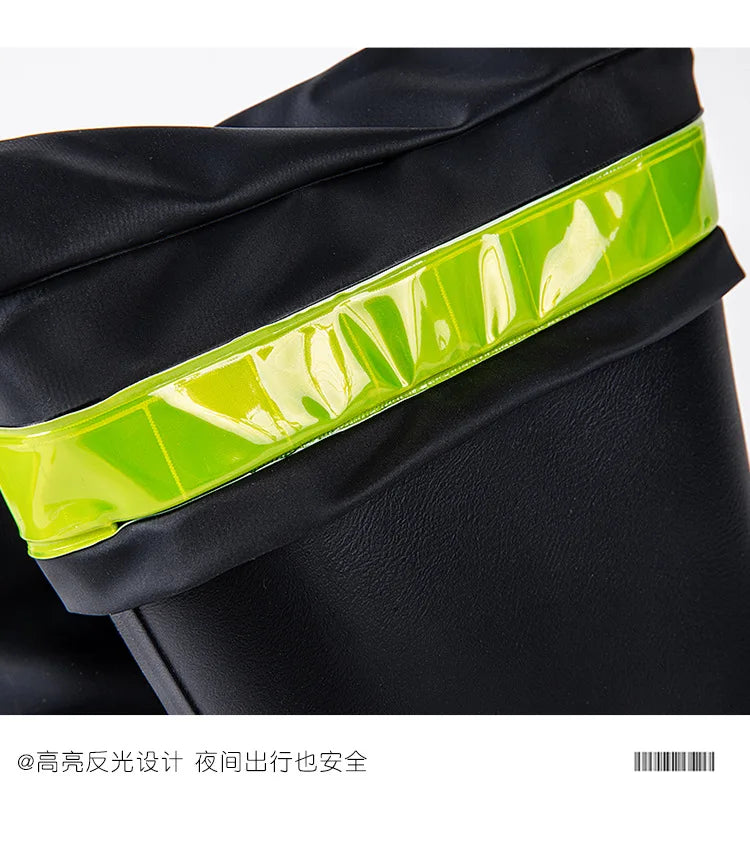 Men's Rain Boots Fashion High-Top Rain Boots for Outer Wear Long-Tube Waterproof and Non-Slip Couple Style Outdoor Fishing Boots - Sun Studio