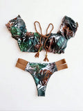 RUOTONGSEPT New Push Up 2024 Bikini Set Women Swimsuit Ruffle Biquini Swimwear Sexy Brazilian Ribbed Beachwear Bathing Suit - Sun Studio