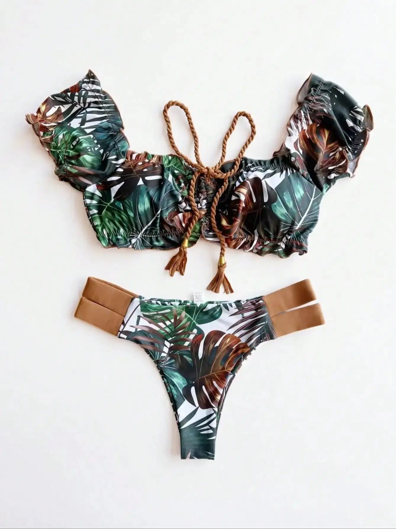 RUOTONGSEPT New Push Up 2024 Bikini Set Women Swimsuit Ruffle Biquini Swimwear Sexy Brazilian Ribbed Beachwear Bathing Suit - Sun Studio