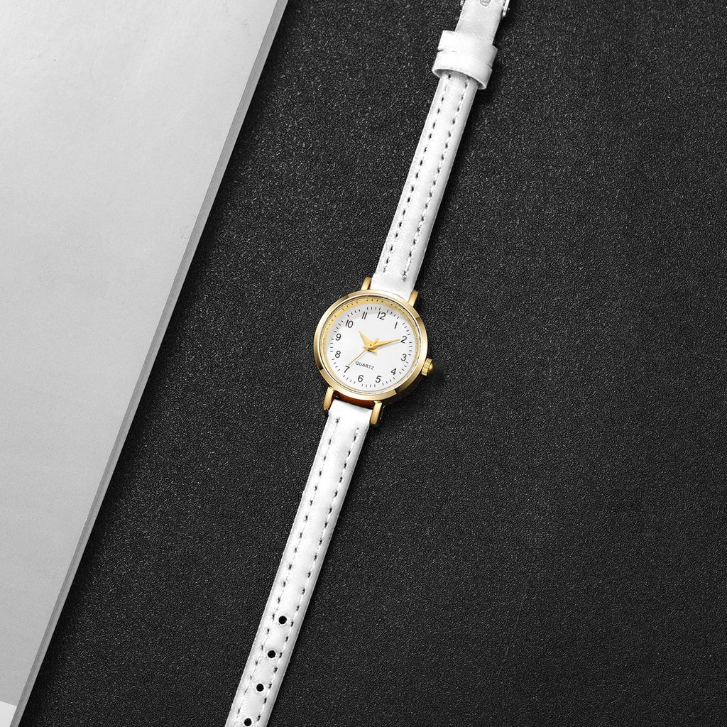 Fashion  Small Dial Women's Quartz Watch Ladies Leather Strap Wrist Watches Reloj Mujer（Without Box） - Sun Studio