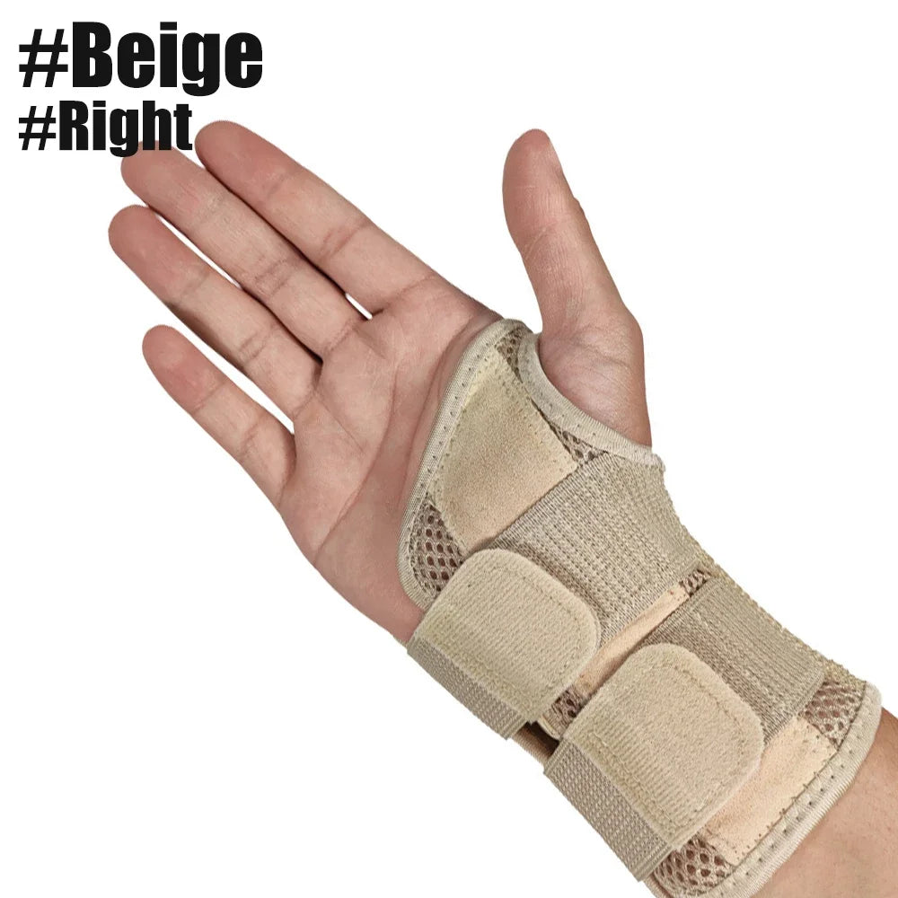 Fitness Thumb Wrist Brace Wraps Carpal Tunnel Arthritis Tendonitis Sprain Wrist Support Bandage Gym Home Sports Hand Protector - Sun Studio